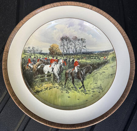 Herring Hunt Luncheon Plate