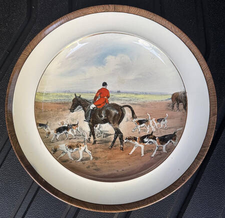 Herring Hunt Luncheon Plate