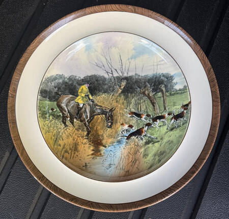 Herring Hunt Luncheon Plate