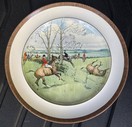 Herring Hunt Luncheon Plate
