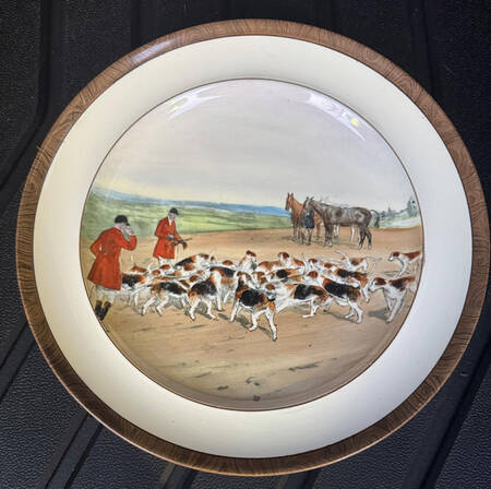 Herring Hunt Luncheon Plate