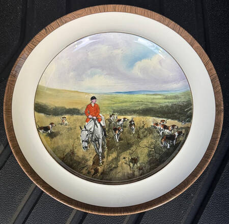 Herring Hunt Luncheon Plate