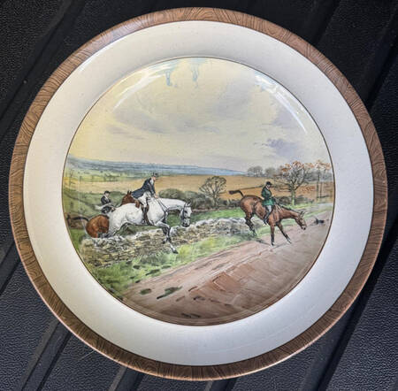 Herring Hunt Luncheon Plate