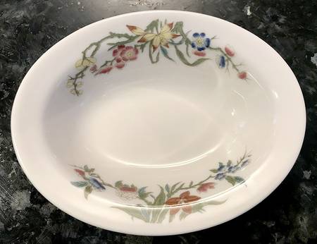 Bombay (Restaurant, Smooth, No Bird) Oval Fruit/Dessert Bowl