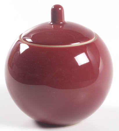 Colorstone Burgundy (Textured) Sugar Bowl & Lid