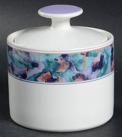 Spring Jewel Sugar Bowl & Lid