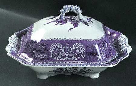 Camilla Purple Rectangular Covered Vegetable