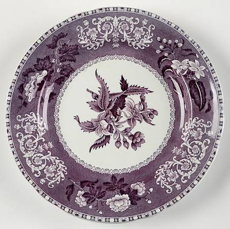 Camilla Purple Luncheon Plate