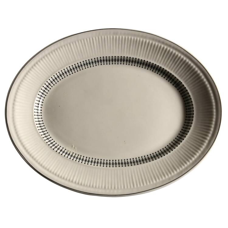 SHO141 12" Oval Serving Platter