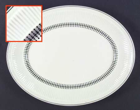 SHO141 14" Oval Serving Platter