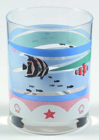 Coral Reef Glassware Double Old Fashioned