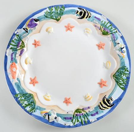 Coral Reef 12" Round Platter