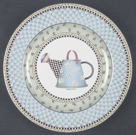 Watering Cans Salad/Dessert Plate