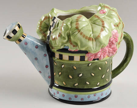 Spring Bouquet Figural Teapot No Lid