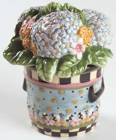Spring Bouquet Figural Sugar Bowl & Lid