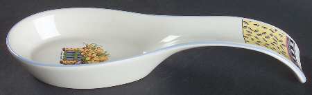Spring Bouquet Spoon Rest/Holder (Holds 1 Spoon)