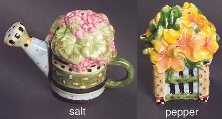 Spring Bouquet Sculpted Salt & Pepper Set