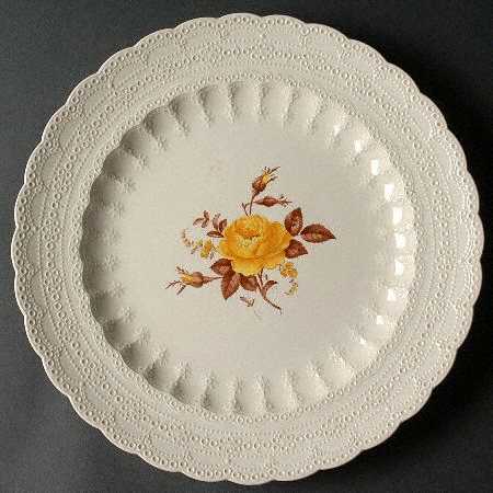 Billingsley Rose Yellow (Jewel) 13" Chop Plate (Round Platter)