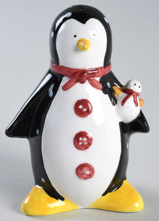Penguins Sculpted Pepper Shaker