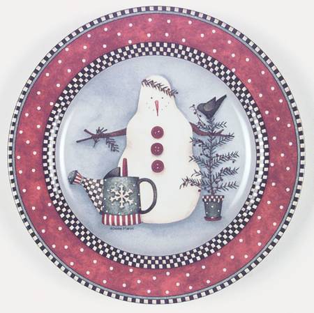 Frosty Folks Salad/Dessert Plate