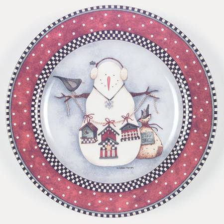 Frosty Folks Salad/Dessert Plate