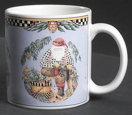 Woodland Santa Mug