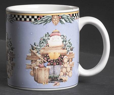 Woodland Santa Mug