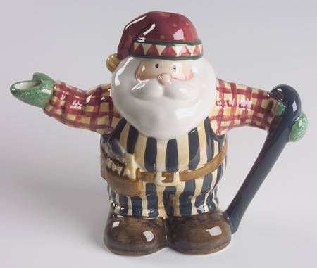 Woodland Santa Figural Creamer