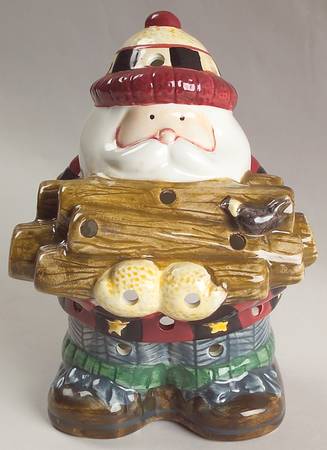 Woodland Santa Candle Votive