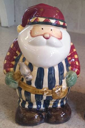 Woodland Santa Figural Pepper Shaker