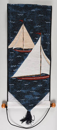 Coastal Breeze Cloth Tapestry Bell Pull