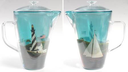 Coastal Breeze 60 Oz Insulated Pitcher with Lid