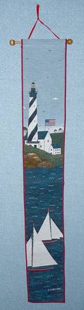 Coastal Breeze Cloth Tapestry Bell Pull