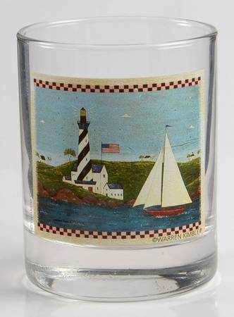 Coastal Breeze Glassware Votive Candleholder