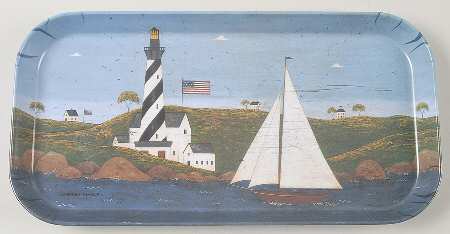 Coastal Breeze 11" Rectangular Melamine Tray