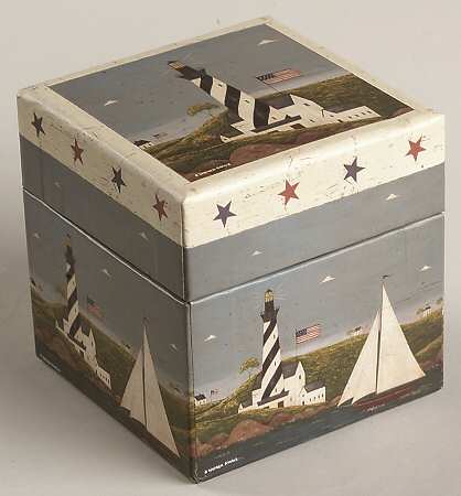 Coastal Breeze Cardboard Square Box