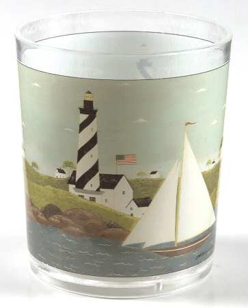 Coastal Breeze 12 Oz Plastic Double Old Fashioned