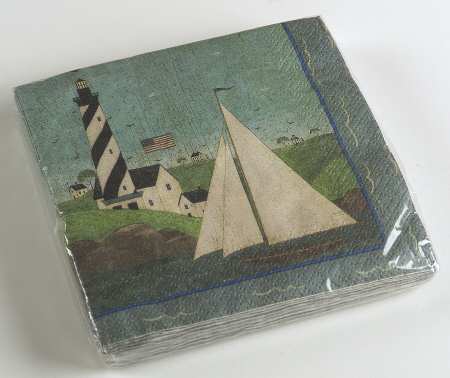 Coastal Breeze Package of Paper Beverage Napkins