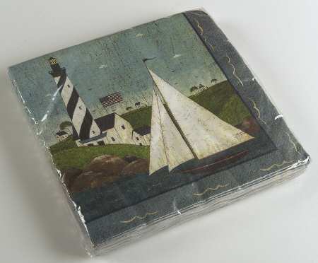 Coastal Breeze Package of Paper Dinner Napkins