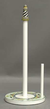 Coastal Breeze Wood Paper Towel Holder