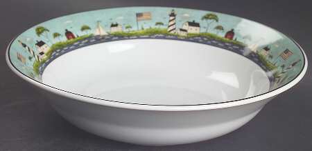 Coastal Breeze 9" Round Vegetable Bowl