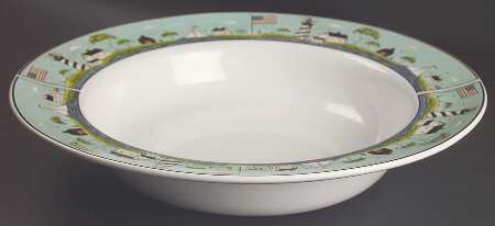Coastal Breeze 14" Large Salad Serving Bowl
