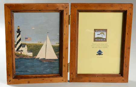 Coastal Breeze Double Frame-Holds 5" X 7"