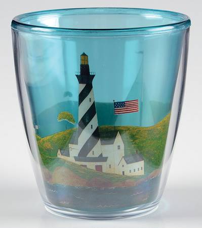 Coastal Breeze Acrylic Double Old Fashioned