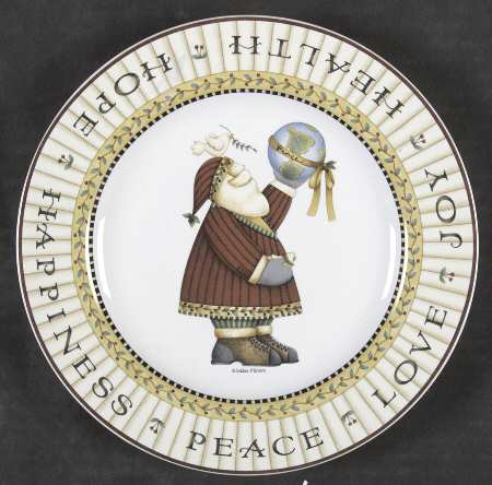 Joy To The World Salad/Dessert Plate