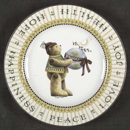 Joy To The World Salad/Dessert Plate