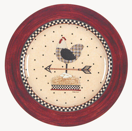 Weather Vane Salad/Dessert Plate