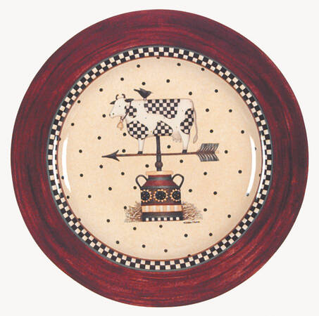Weather Vane Salad/Dessert Plate