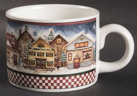 Snow Angel Village Flat Cup