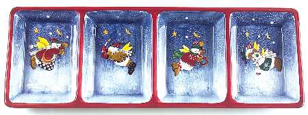 Snow Angel Village 4 Part Relish